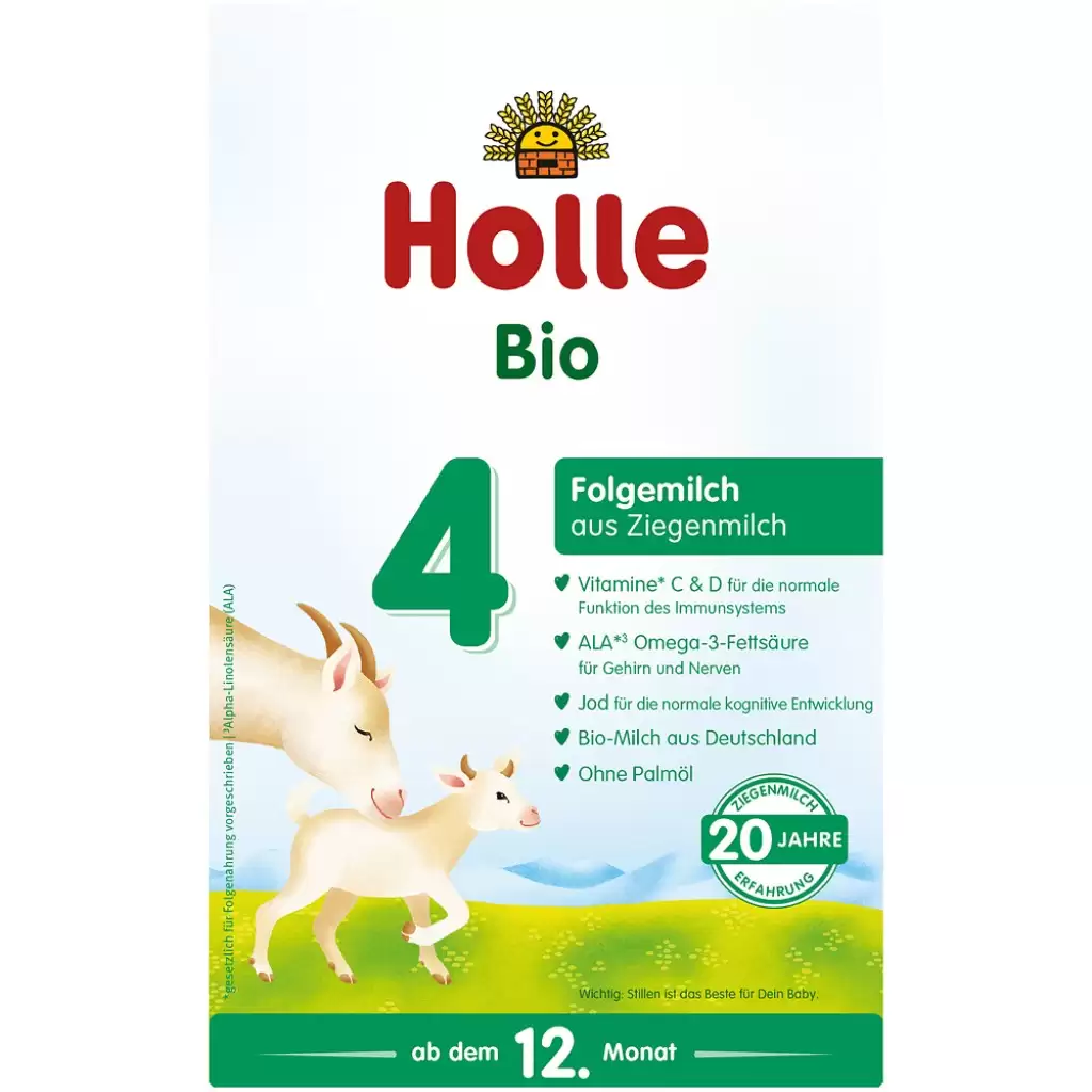 Lapte praf bio - Lapte praf de capra pentru sugari 12 luni Formula 4, eco 400g