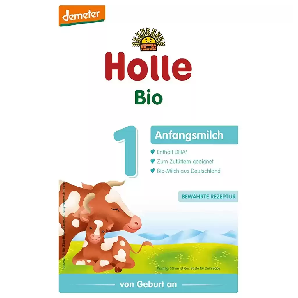 Lapte praf bio - Lapte praf de vaca pentru sugari de la nastere Formula 1, eco 400g