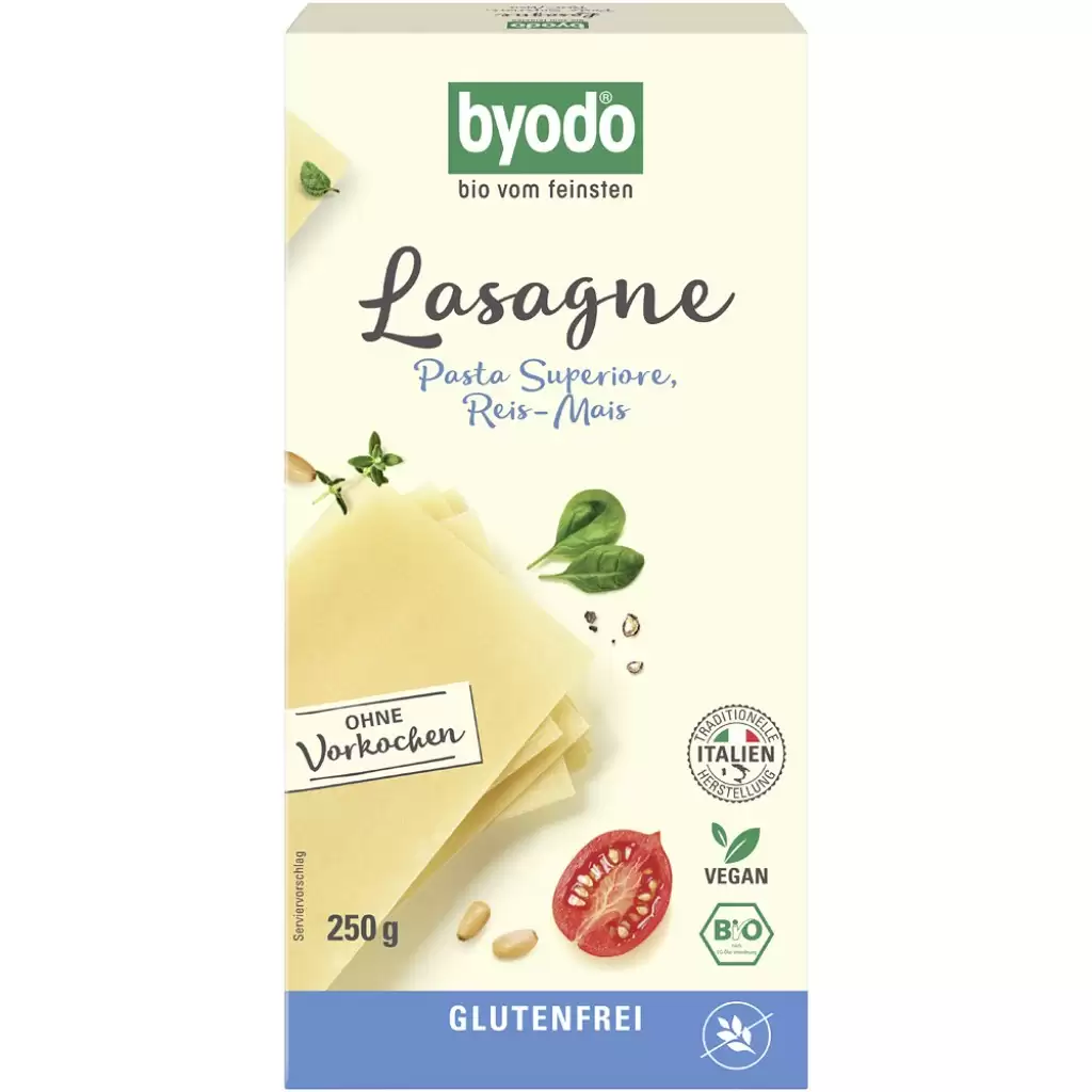 Fara Gluten - Lasagna din porumb si orez fara gluten, eco 250g