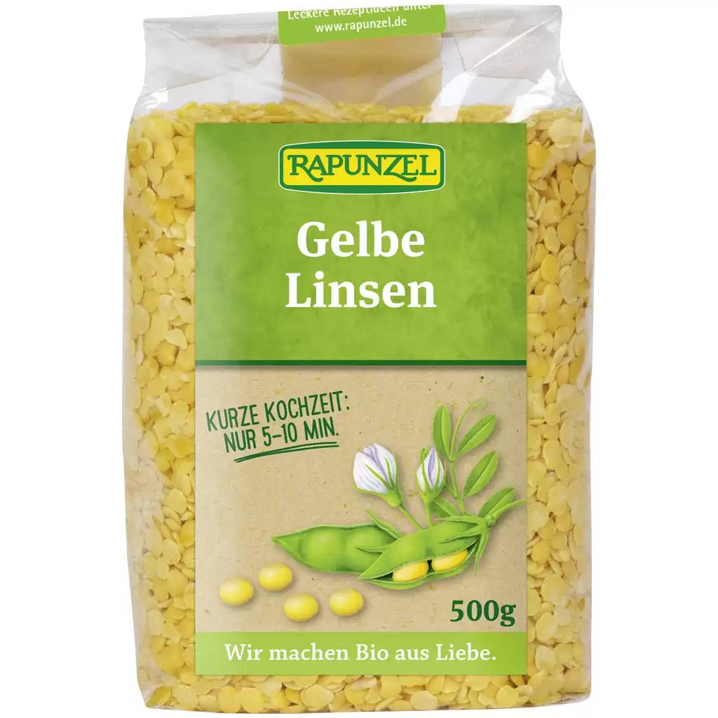 Leguminoase - Linte galbena, eco 500g
