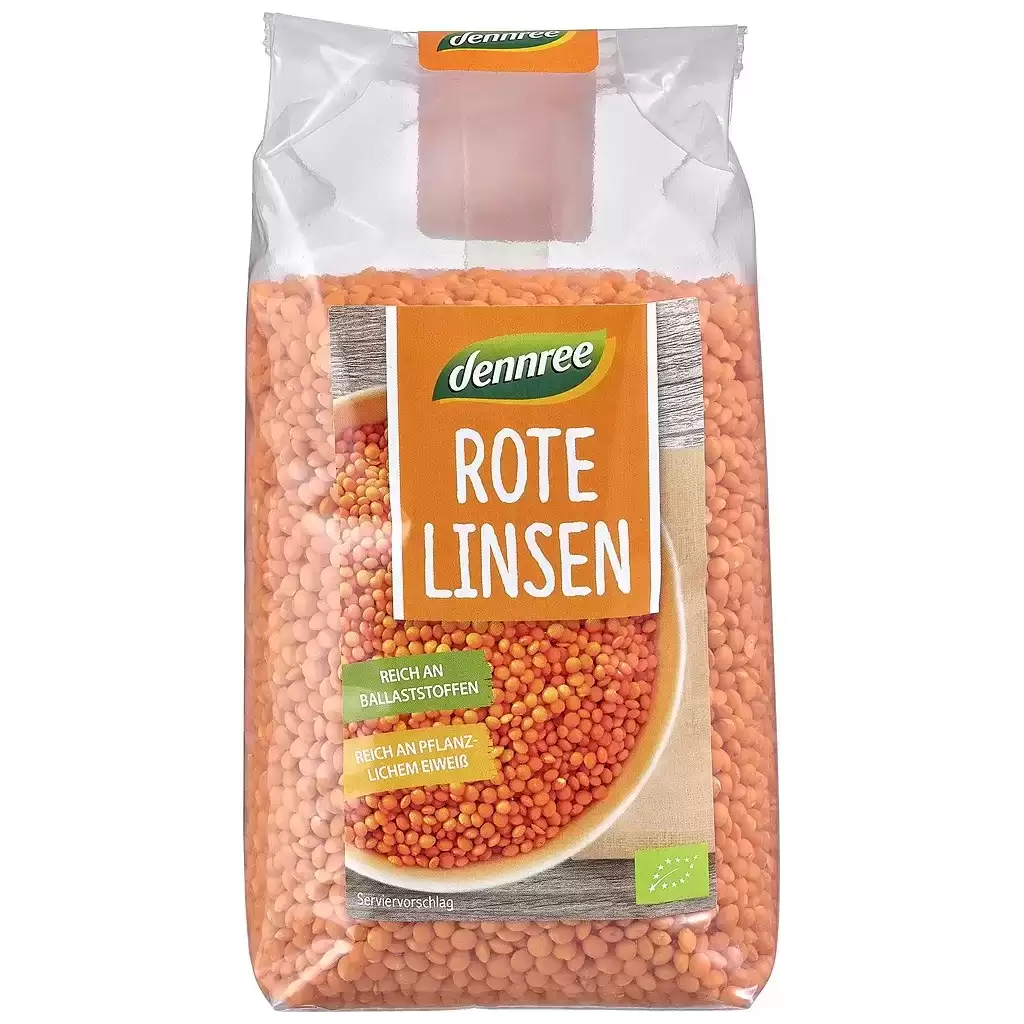 Leguminoase - Linte rosie boabe, eco 500g
