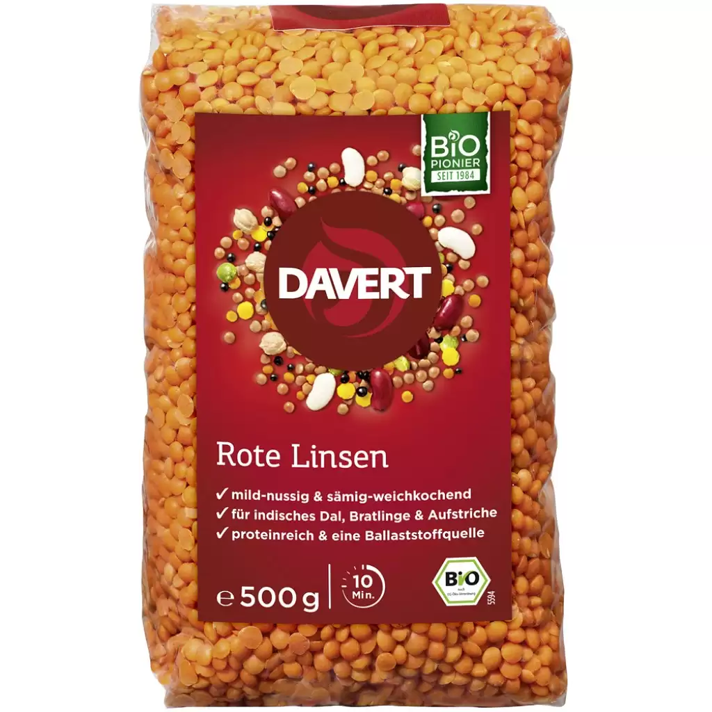 Leguminoase - Linte rosie, eco 500g