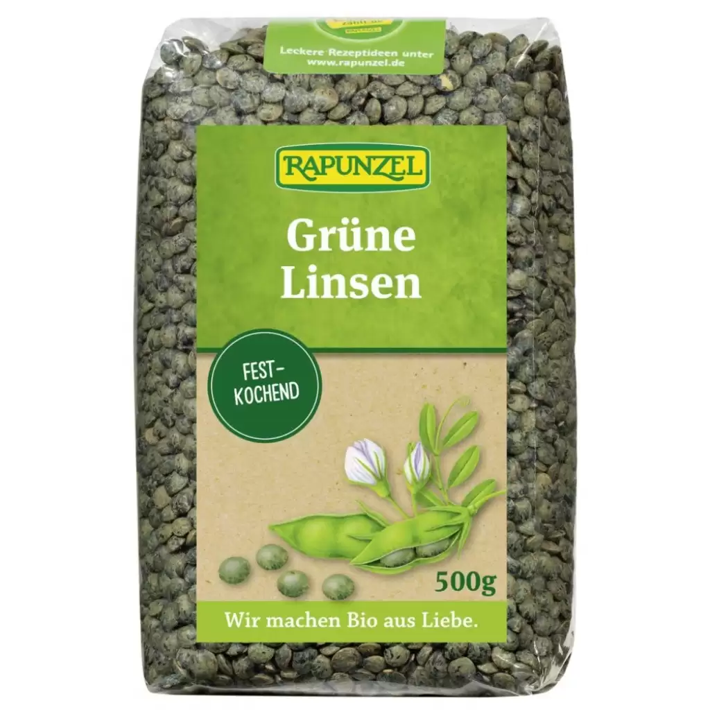 Leguminoase - Linte verde, eco 500g