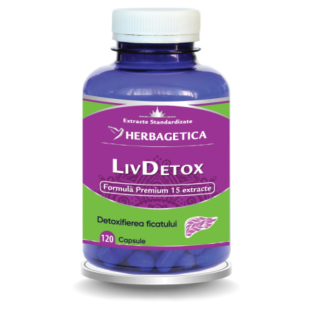 Extracte - LivDetox 120 capsule