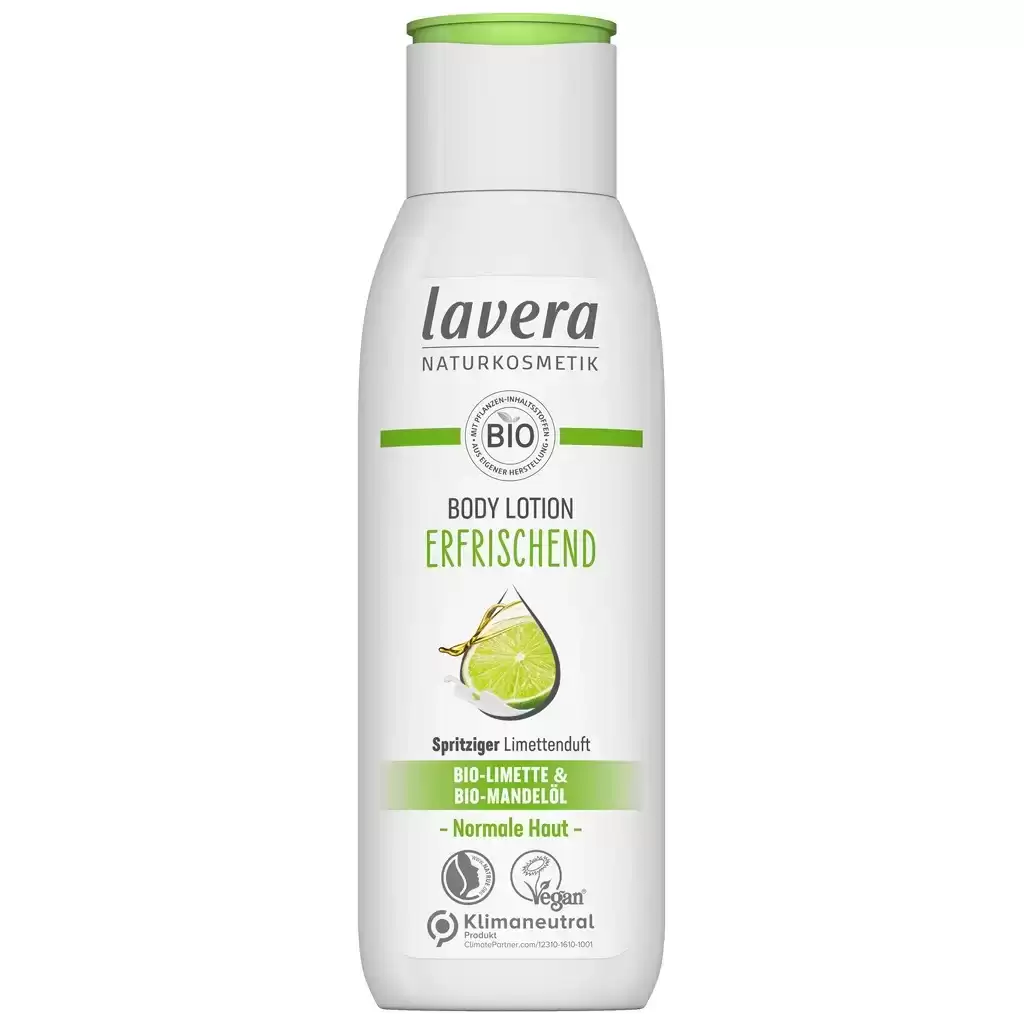 Ingrijire Corp - Lotiune de corp racoritoare cu lime si ulei de migdale bio 200ml