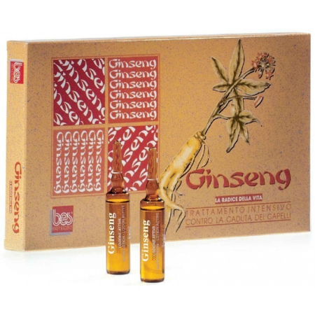 Tratament par - Loțiune Tratament cu Ginseng împotriva Căderii Părului (12 fiole x 10 ml)