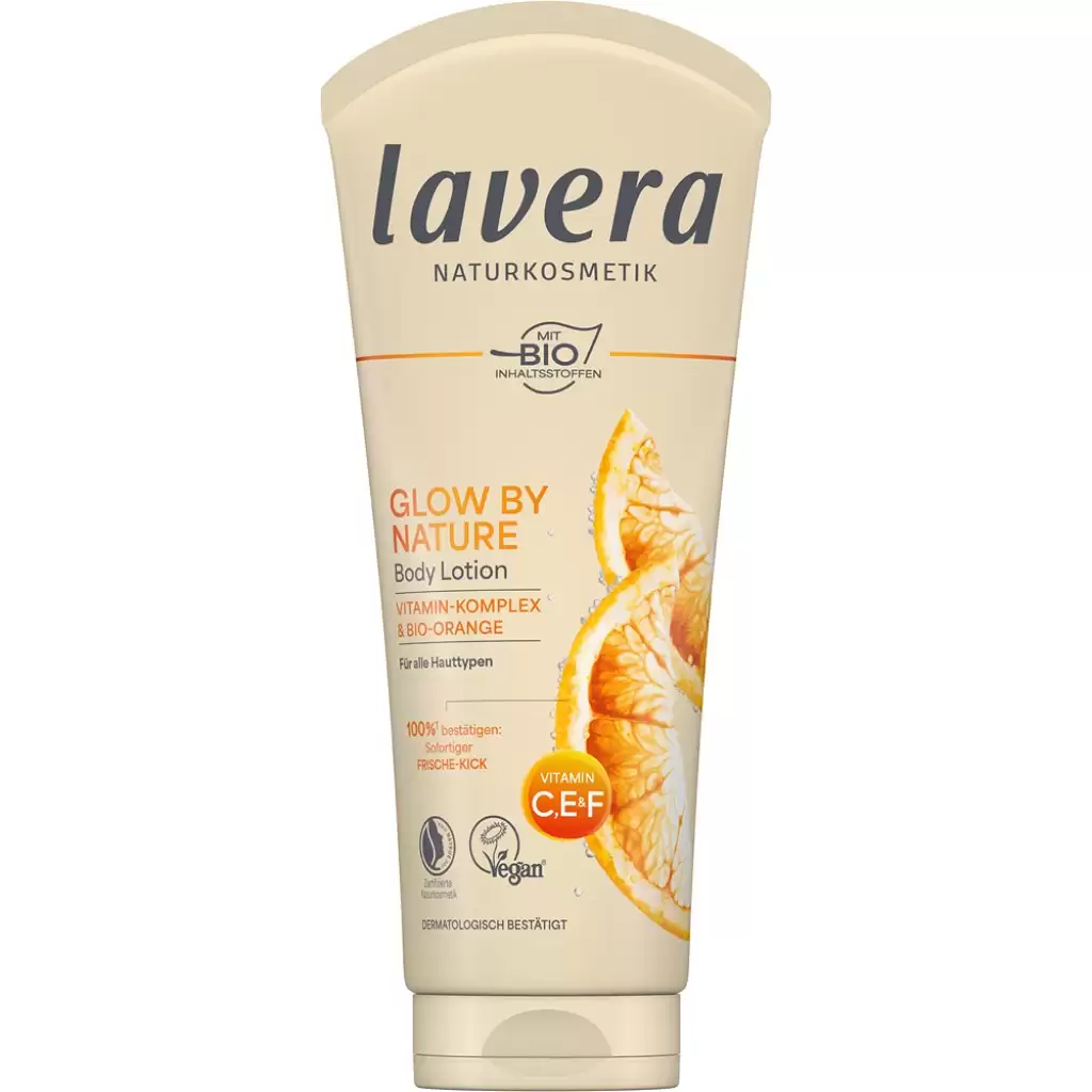 Ingrijire Corp - Lotiunea de corp Glow by Nature cu portocala bio si complex de vitamine 200ml