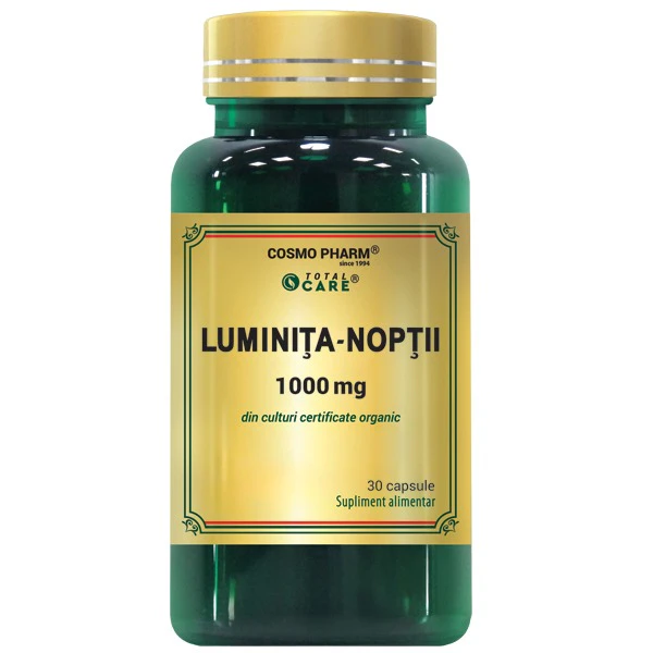 Extracte - LUMINITA NOPTII - Ulei 1000mg din culturi certificate organic 30 capsule