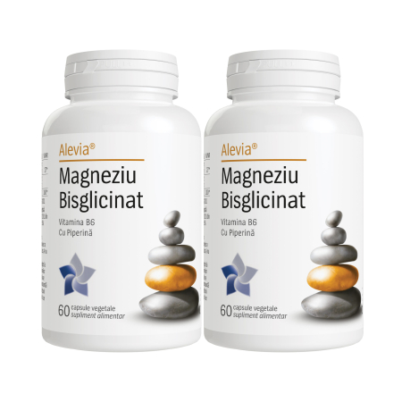 Minerale - Magneziu Bisglicinat Pachet 60+60 capsule vegetale