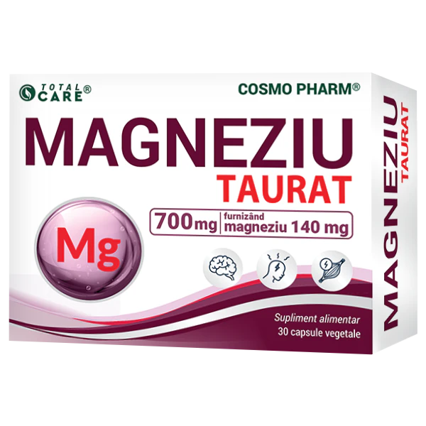 Minerale - Magneziu Taurat - Magneziu Elemental Pur 140 mg