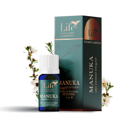 Uleiuri esentiale de uz intern - MANUKA - ulei esențial integral - 5 ml
