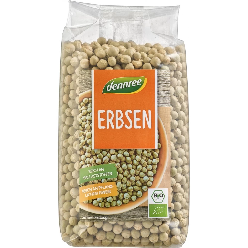 Leguminoase - Mazare verde intreaga, eco 500g