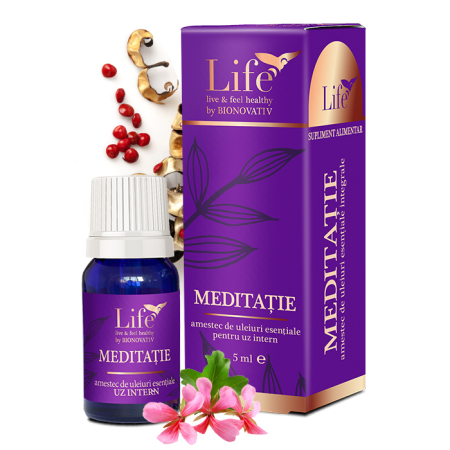 Uleiuri Esentiale - MEDITAȚIE - combinație de uleiuri esențiale - 5 ml