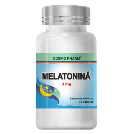 Extracte - Melatonina 3 Mg, Capsule Cu Eliberare Prelungita 30 capsule