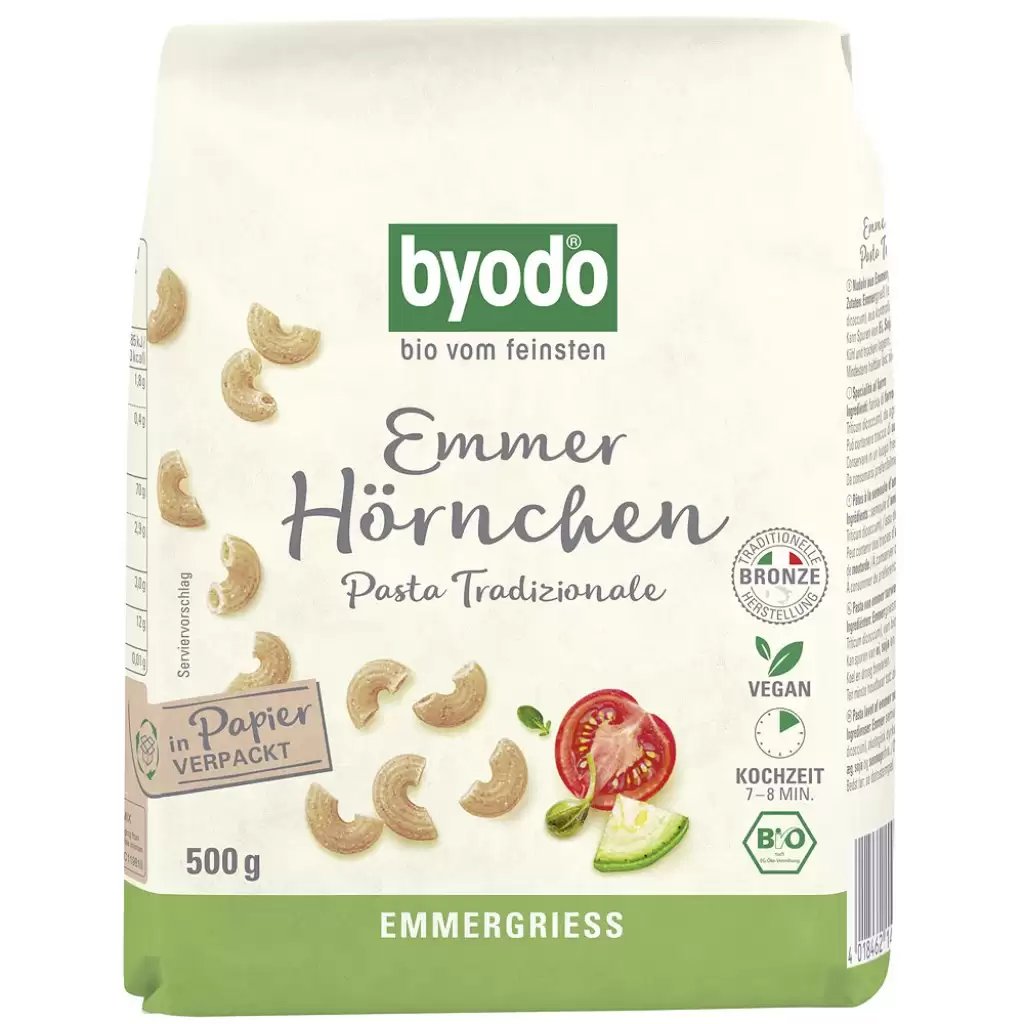 Paste fainoase - Melci din emmer, eco 500g