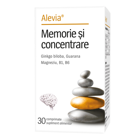 Suplimente - Memorie și concentrare 30 comprimate