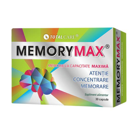 Minerale - MEMORY MAX, 30 cps Pentru Atentie, Concentrare, Memorare
