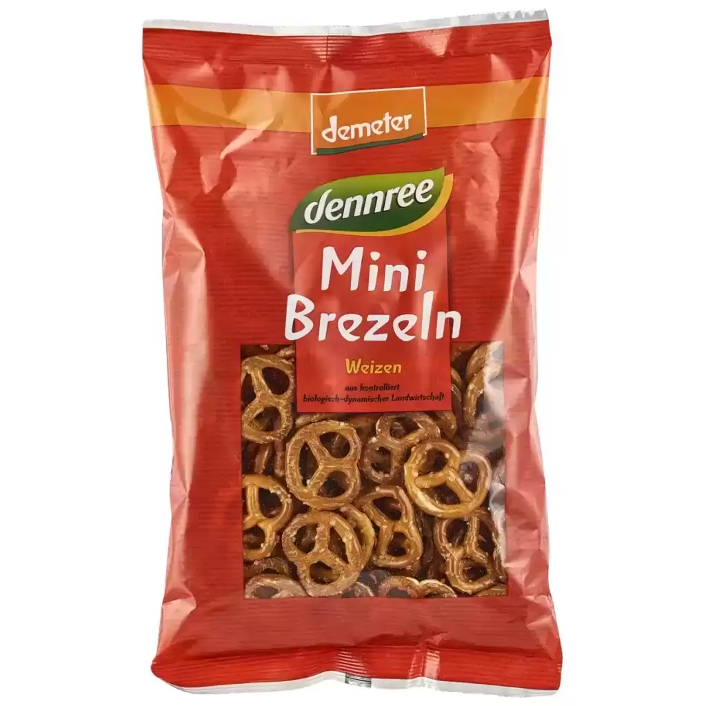 Sticksuri, chipsuri si covrigei - Mini covrigei din grau Demeter, eco 150g