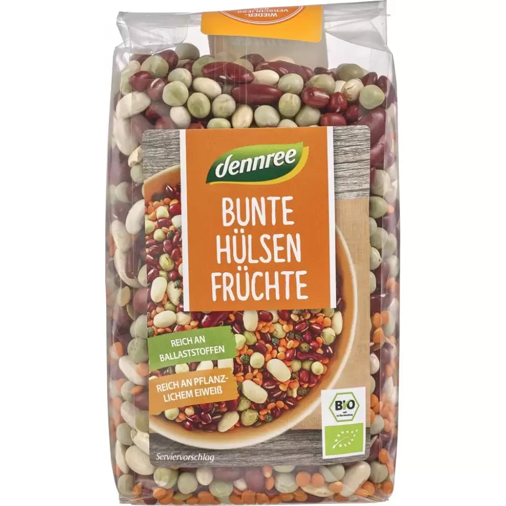 Leguminoase - Mix colorat din leguminoase, eco 500g