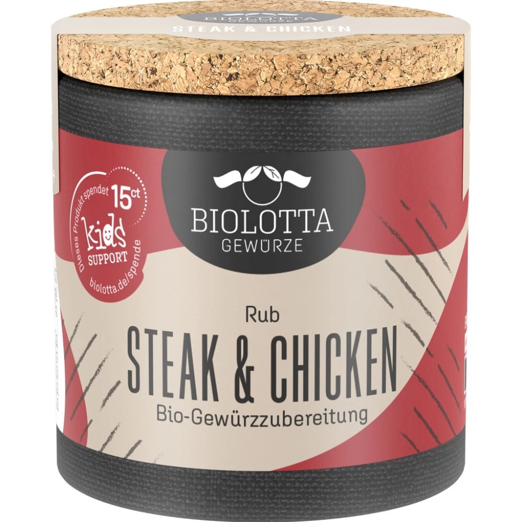 Condimente - Mix de condimente pentru steak si pui, eco 50g