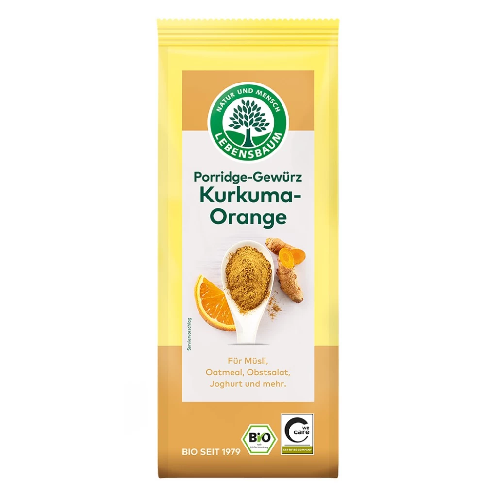 Condimente - Mix de condimente pentru terci cu curcuma si portocala, eco 50g