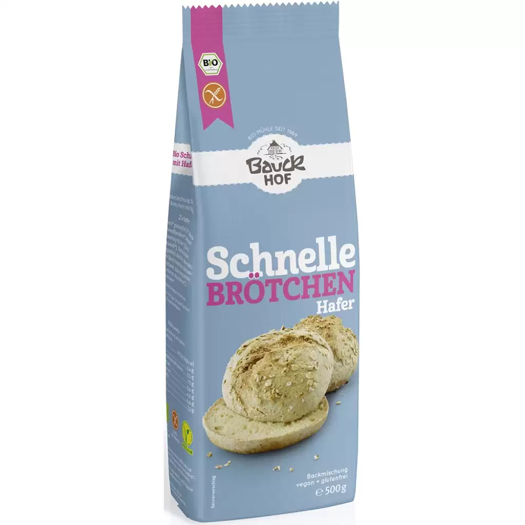 Preparate si mixuri - Mix de faina pentru chifle rapide din ovaz fara gluten, eco 500g