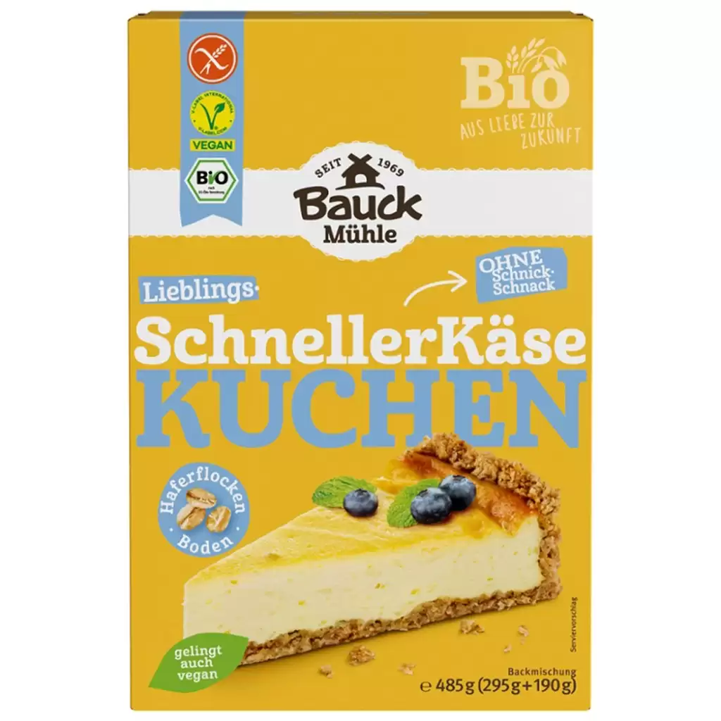 Preparate si mixuri - Mix de faina pentru prajitura cu branza fara gluten, eco 485g