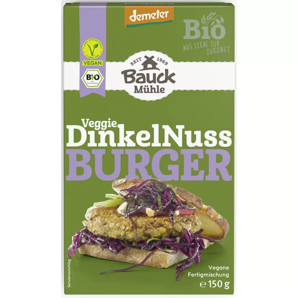 Preparate si mixuri - Mix pentru burgeri cu nuci si spelta, eco 150g