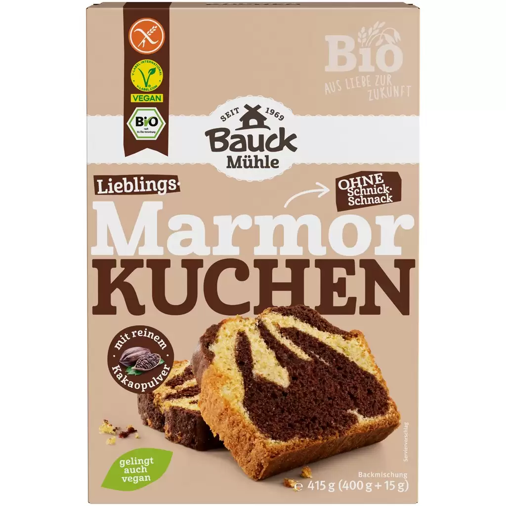 Preparate si mixuri - Mix pentru chec marmorat fara gluten, eco 415g