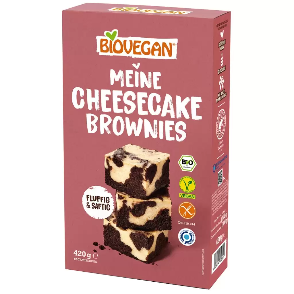 Preparate si mixuri - Mix pentru cheesecake brownies fara gluten, eco 420g