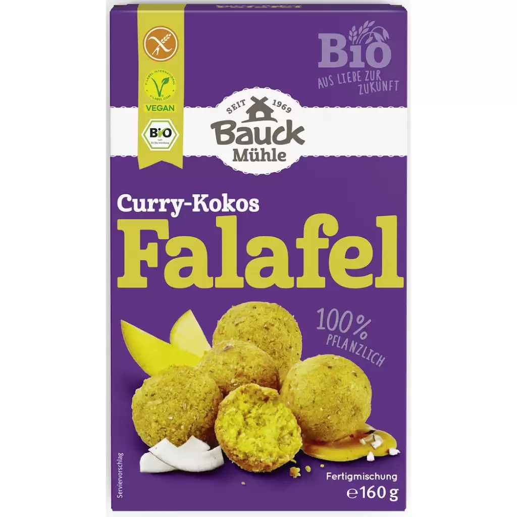Preparate si mixuri - Mix pentru falafel curry si cocos fara gluten, eco 160g