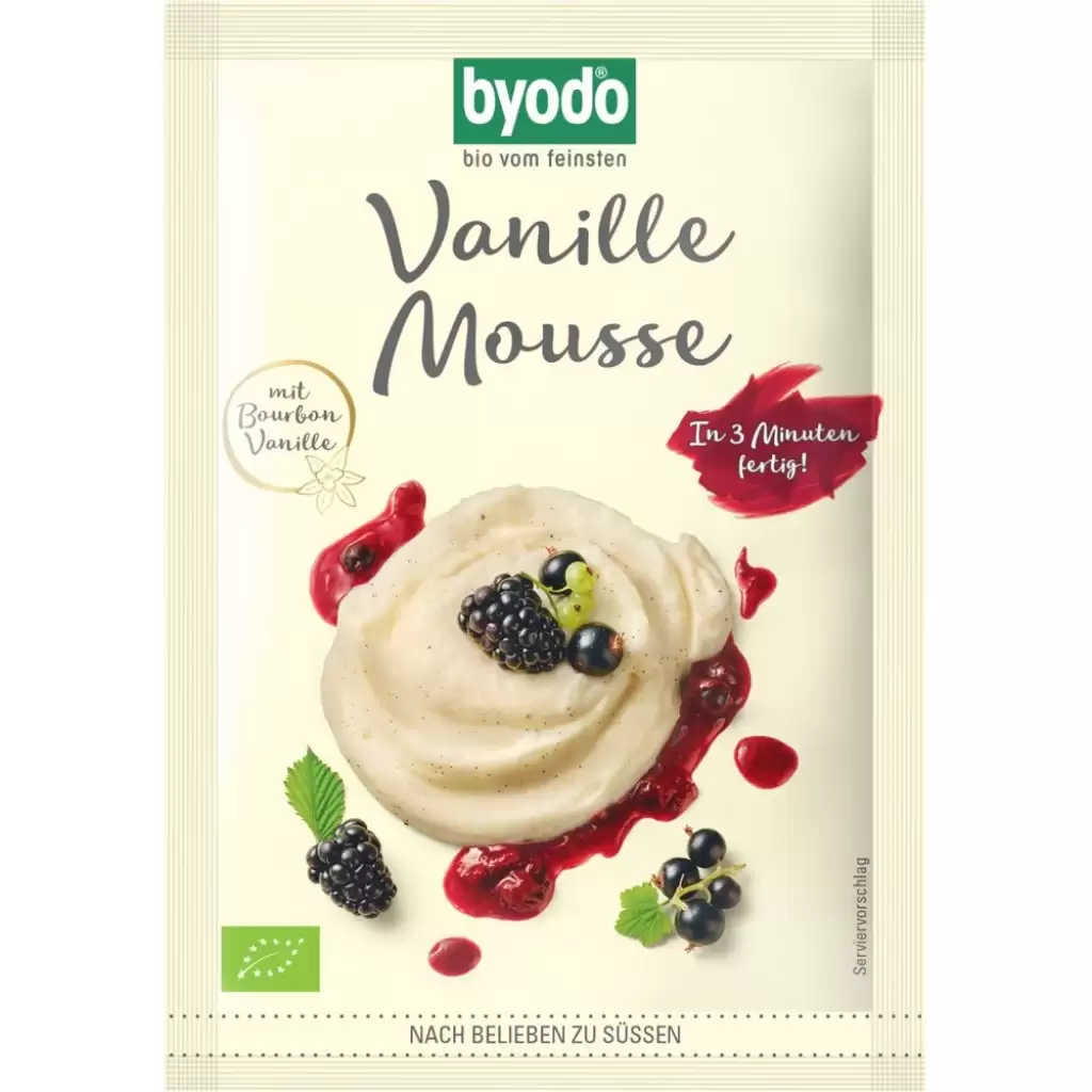 Budinca - Mix pentru mousse de vanilie fara gluten, eco 36g