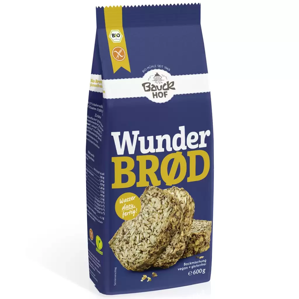 Preparate si mixuri - Mix pentru paine integrala cu seminte fara gluten, eco 600g