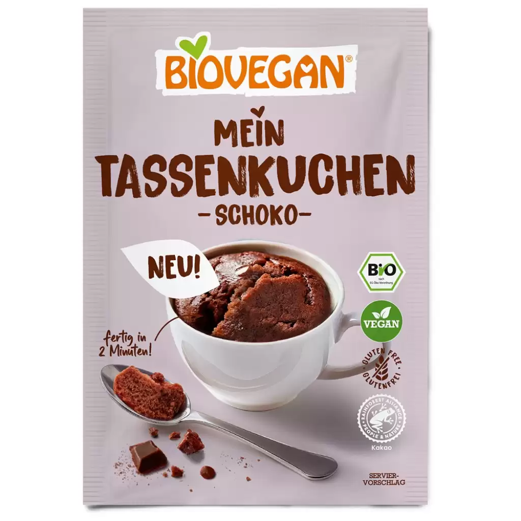 Budinca - Mix pentru prajitura cu ciocolata la cana fara gluten, eco 55g