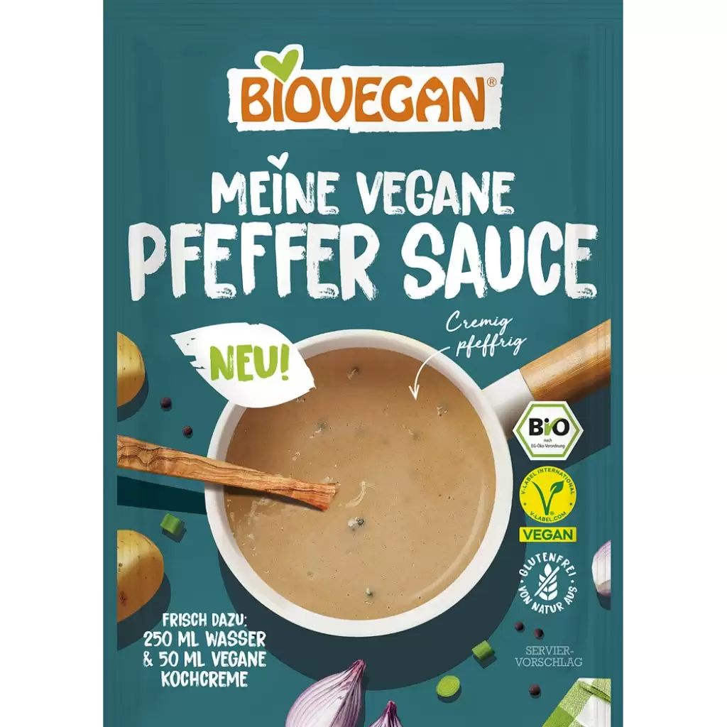 Condimente - Mix pentru sos de piper fara gluten, eco 35g