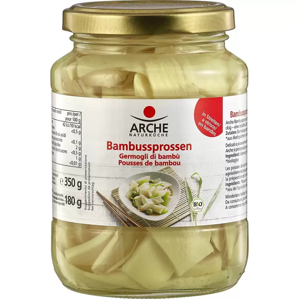 Mancare asiatica - Muguri de bambus la borcan, eco 350g