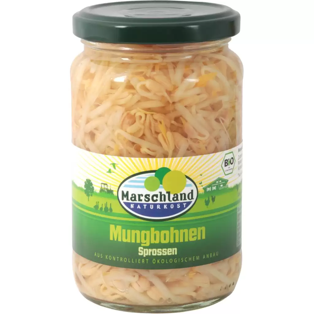 Mancare asiatica - Muguri de fasole mung la borcan, eco 330g