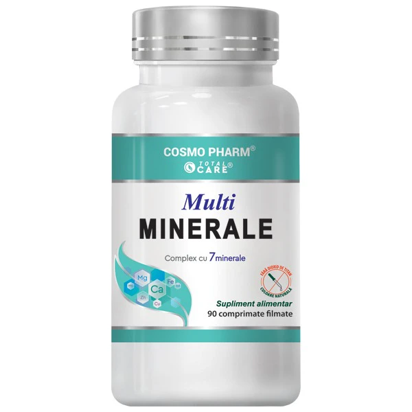 Extracte - MULTIMINERALE - Sistem Nervos, Muscular Si Osos 90 comprimate