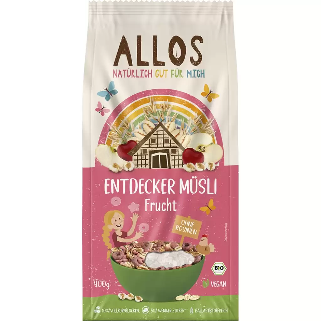 Cereale - Musli cu fructe pentru copii, eco 400g