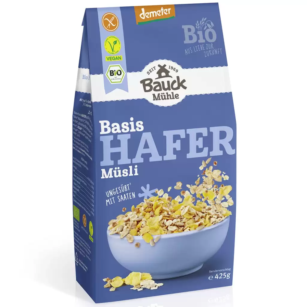 Cereale - Musli cu ovaz fara gluten demeter, eco 425g
