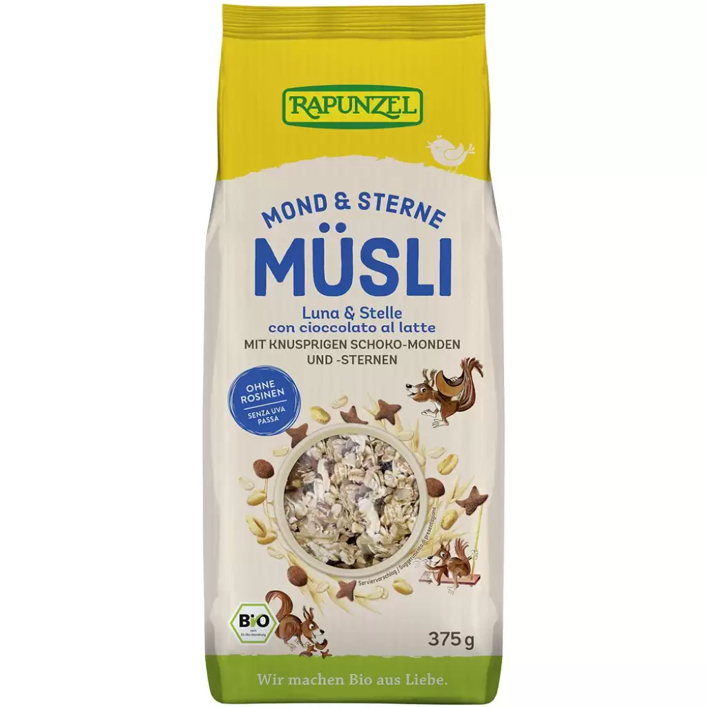 Cereale - Musli in forma de luna si stele, eco 375g