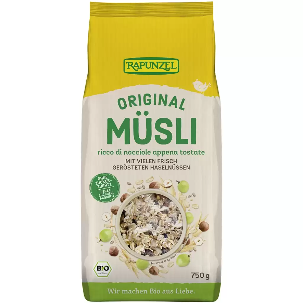 Cereale - Musli original fara zahar adaugat, eco 750g