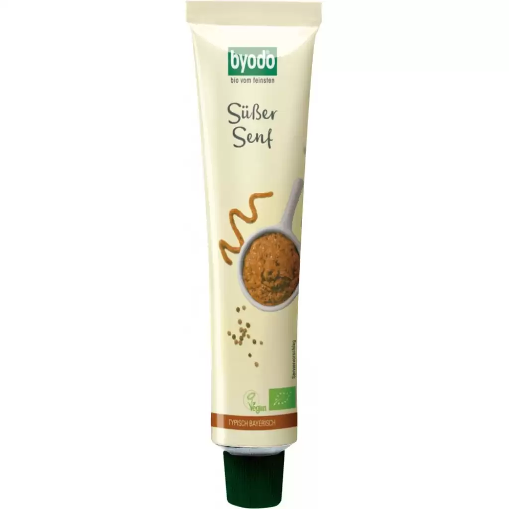 Sos, Crema - Mustar dulce in tub fara gluten, eco 100ml