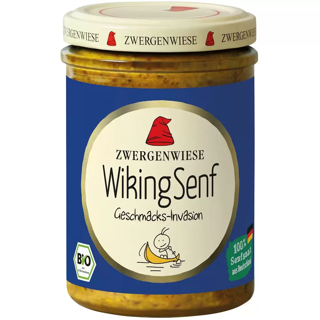 Sosuri - Mustar Viking vegan fara gluten, eco 160ml