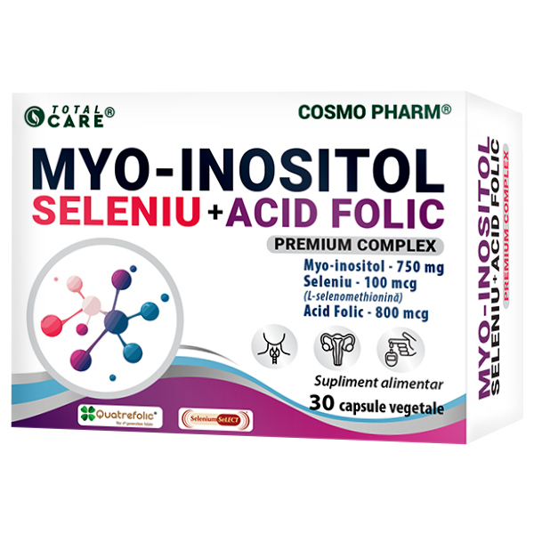 Extracte - Myo-Inositol + Seleniu + Acid Folic PREMIUM COMPLEX