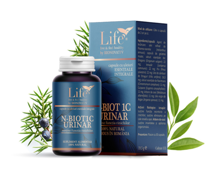 Capsule cu uleiuri esentiale - N-BIOT1C URINAR - 30 capsule