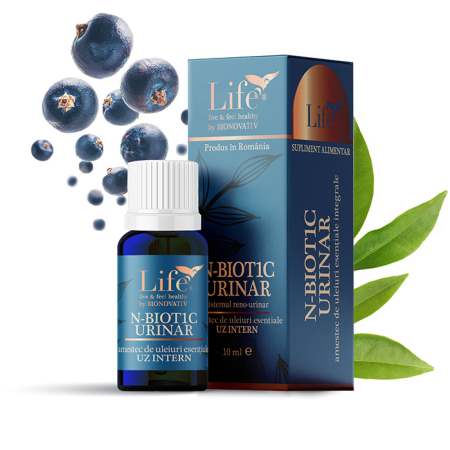 Uleiuri Esentiale - N-BIOT1C URINAR - combinație de uleiuri esențiale integrale - 10 ml