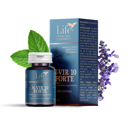 Capsule cu uleiuri esentiale - N-VIR 10 FORTE - 15 capsule