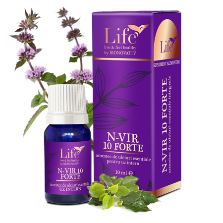 N-VIR 10 FORTE - combinație de uleiuri esențiale - 10 ml