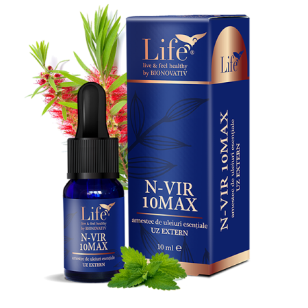N-VIR 10 MAX - combinație de uleiuri esențiale - 10 ml